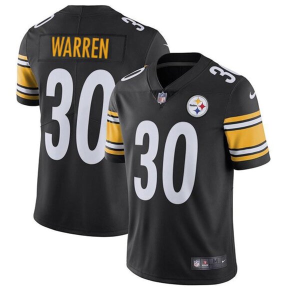 Mens Youths Kids Womens Jaylen Warren Black Vapor Jersey Stitched